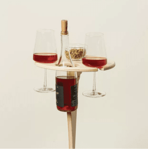 outdoor wine table