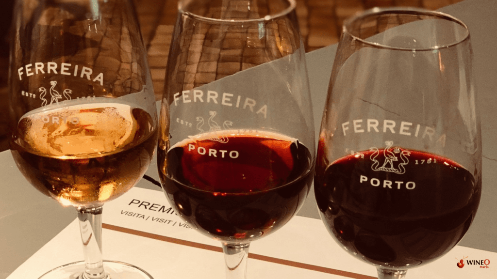 port wine flight aged wine