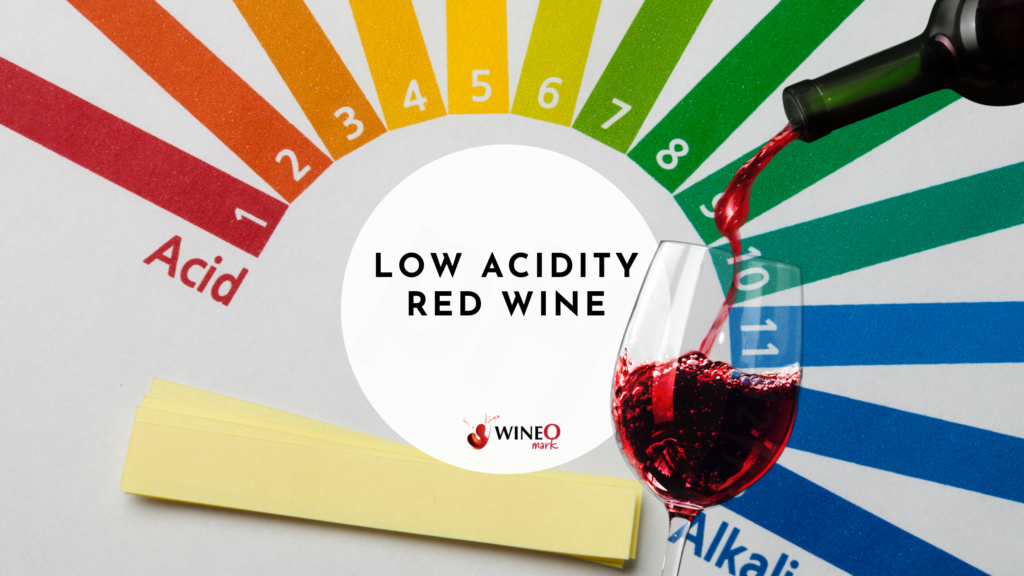 Low acidity red wine