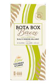 Bota Box Breeze Sauvignon Blanc low calorie wine