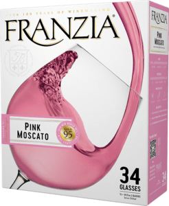 franzia pink moscato best sweet boxed wine