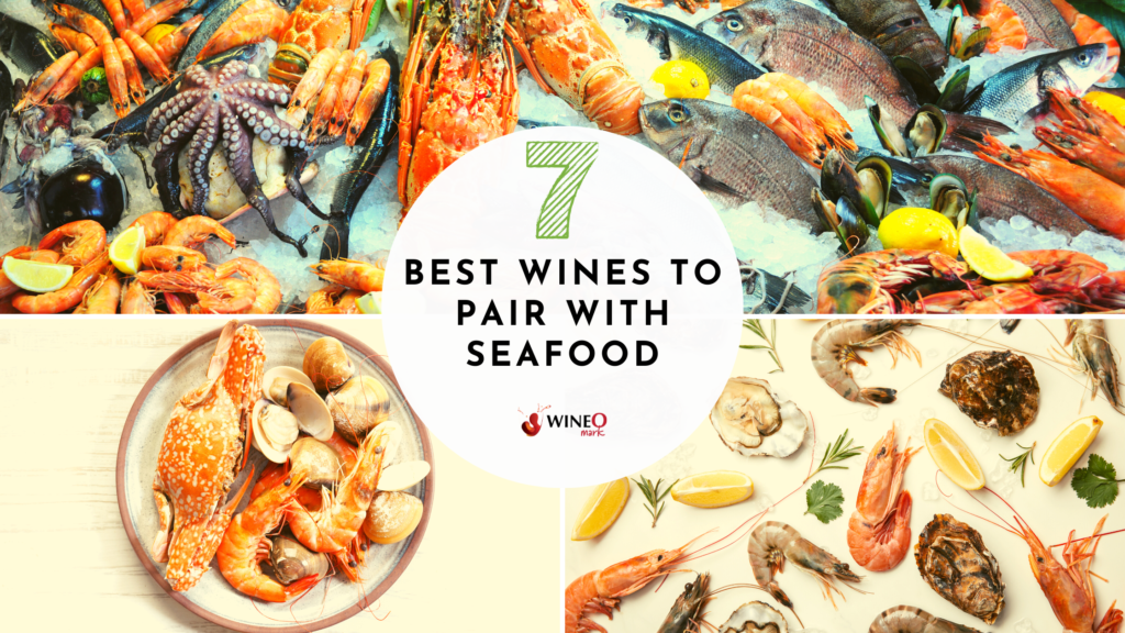 wine with seafood